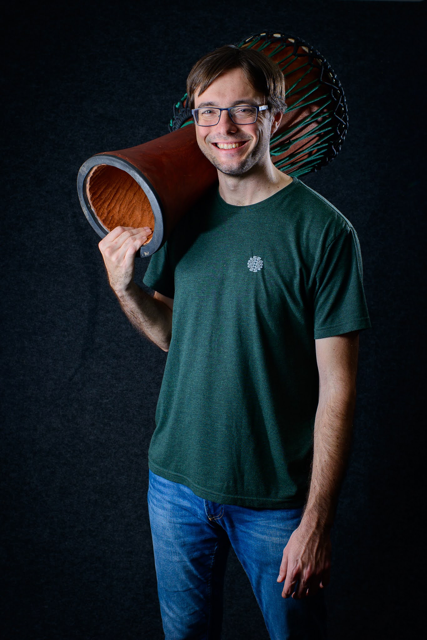 tomas-oplatek-standing-with-drum-on-shoulder